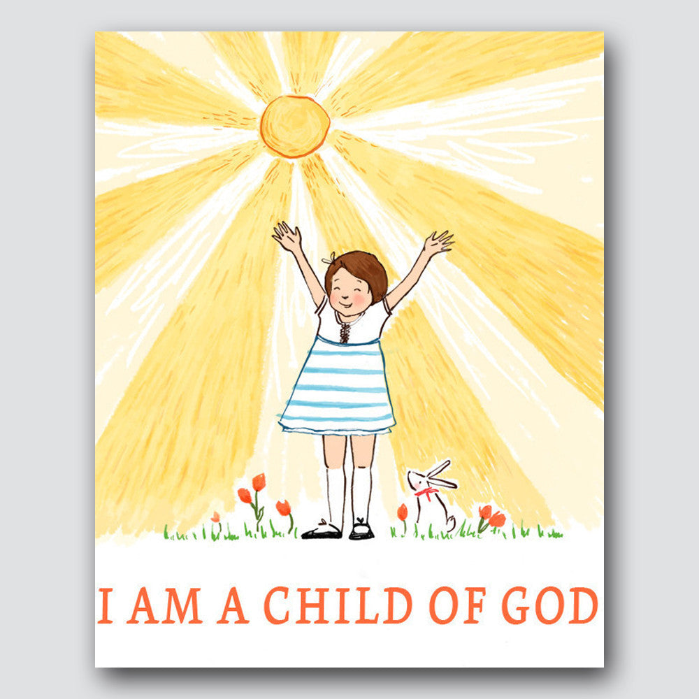 Sarah Jane Studios I Am A Child Of God Latter Day Home