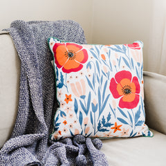 Floral Double Sided Pillow