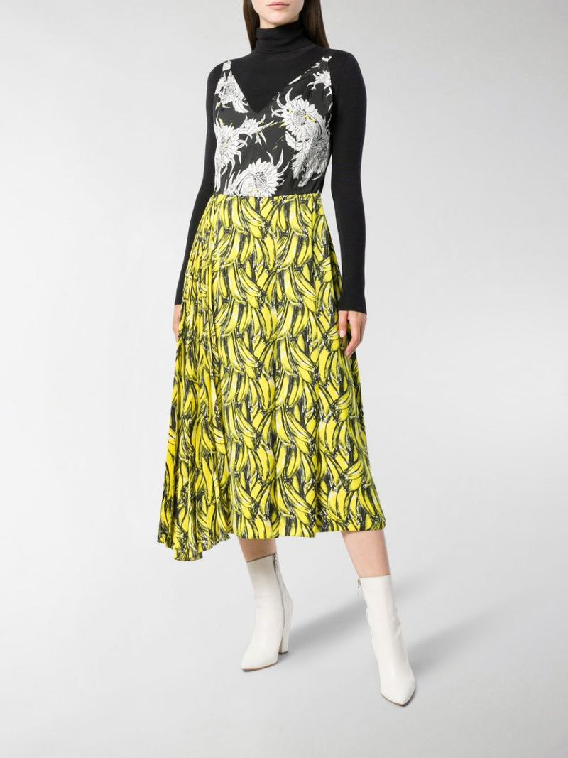 PRADA Banana Print Midi Dress – Belinda International