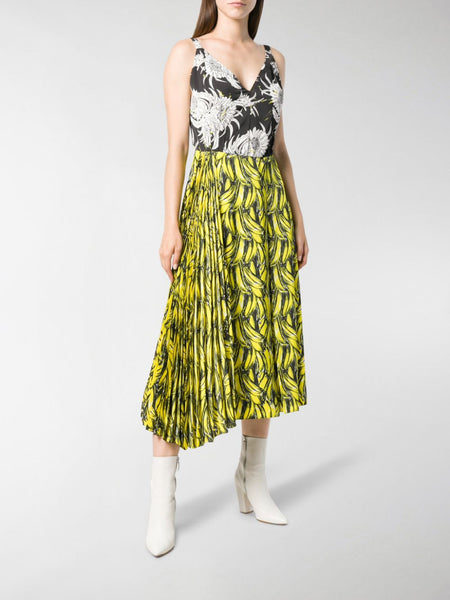 PRADA Banana Print Midi Dress – Belinda International