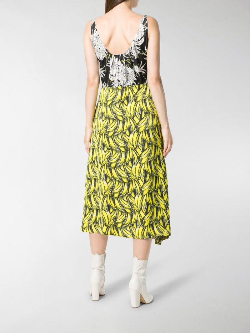 PRADA Banana Print Midi Dress – Belinda International