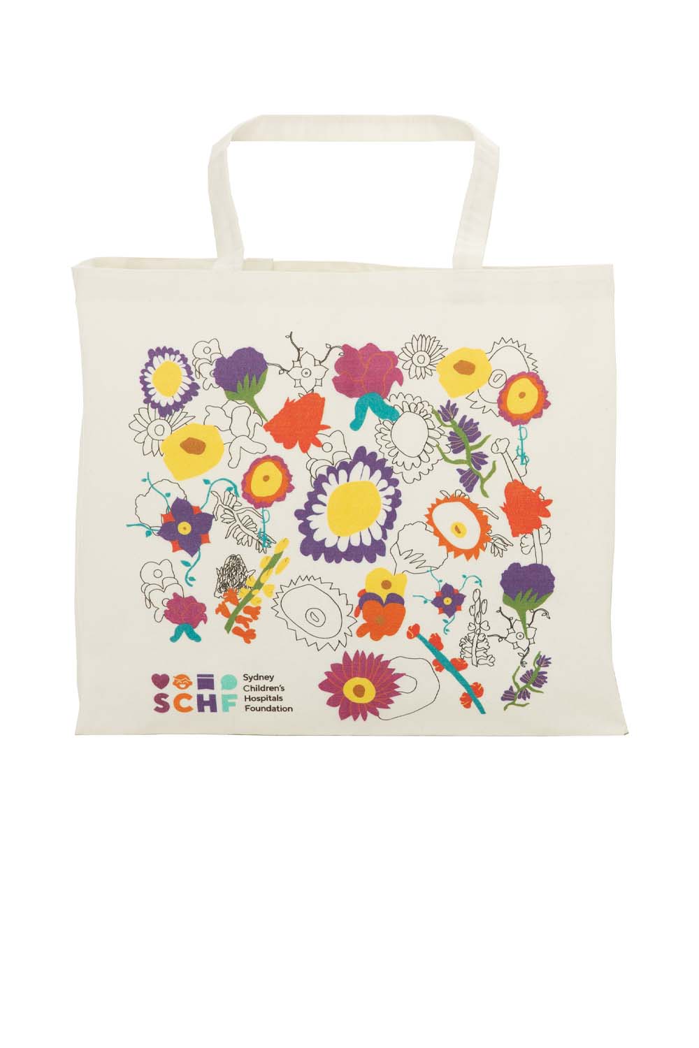 SCHF Charity Tote Bag Red Flower Print – Belinda International