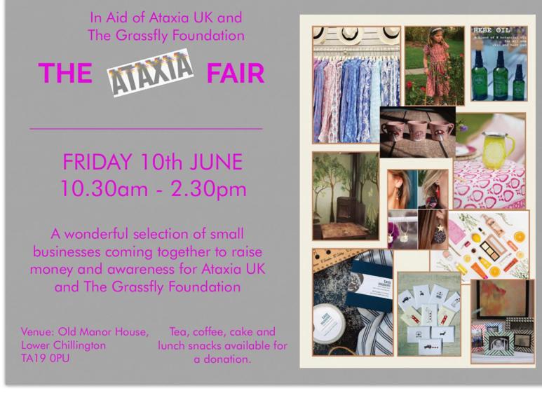 Ataxia Fair at Chillington, June 10th