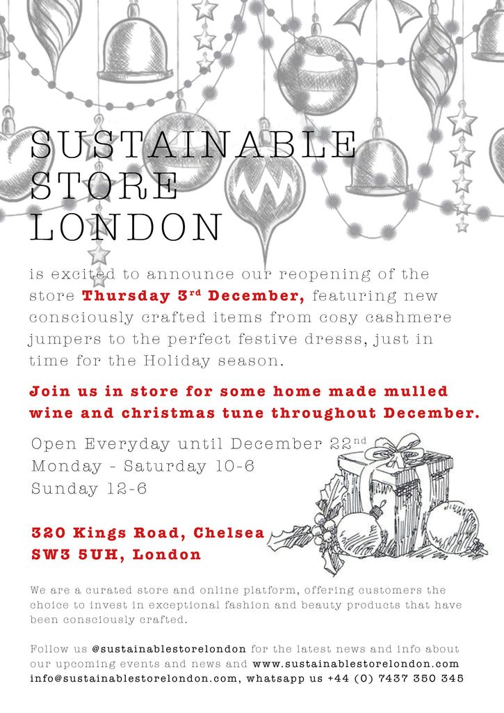 Sustainable Store, 320 Kings Road - now open again!