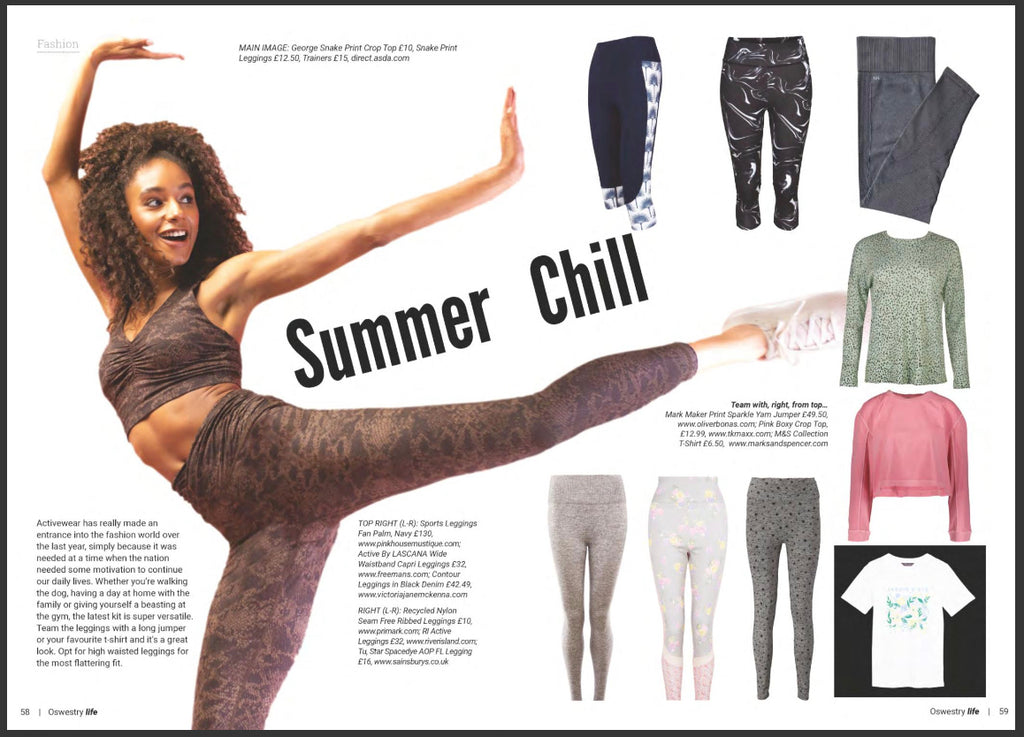 Oswestry Life activewear feature July 2021