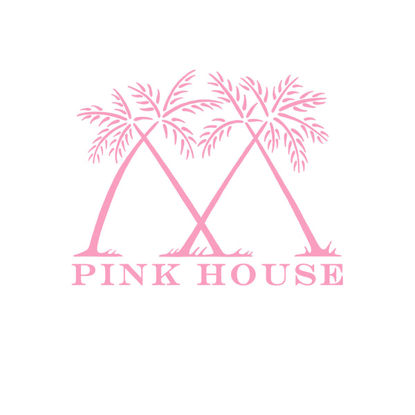 Pink House crossed palm logo