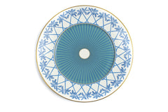 Lotty B blue fine bone china charger plate