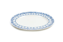 Lotty B blue fine bone china serving platter