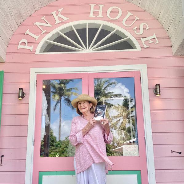 lady anne glenconner novelist visits the pink house mustique