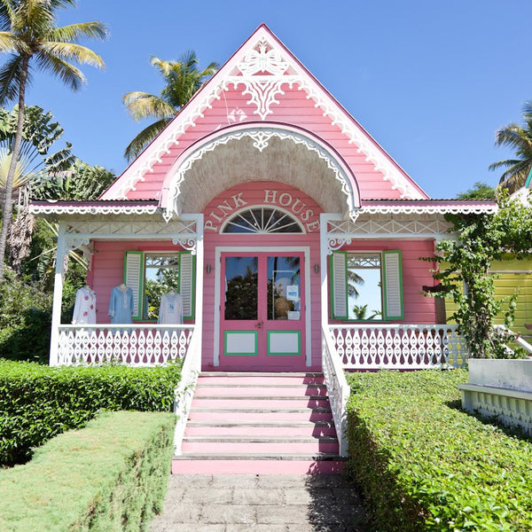 Pink House Boutique on Mustique Island
