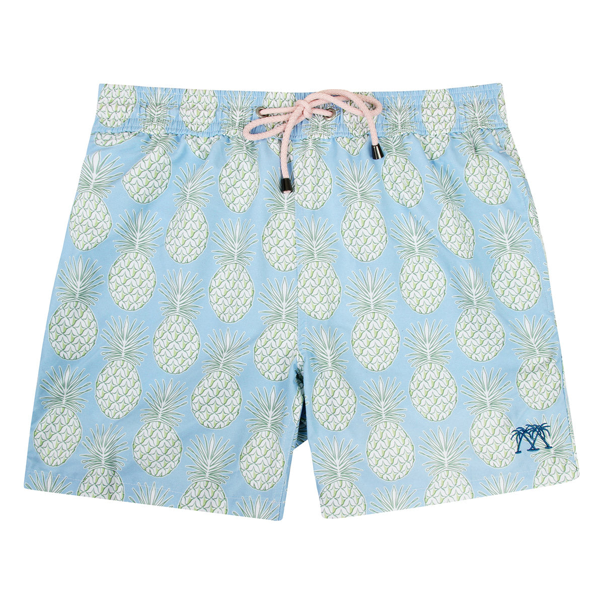 boys pineapple swim trunks