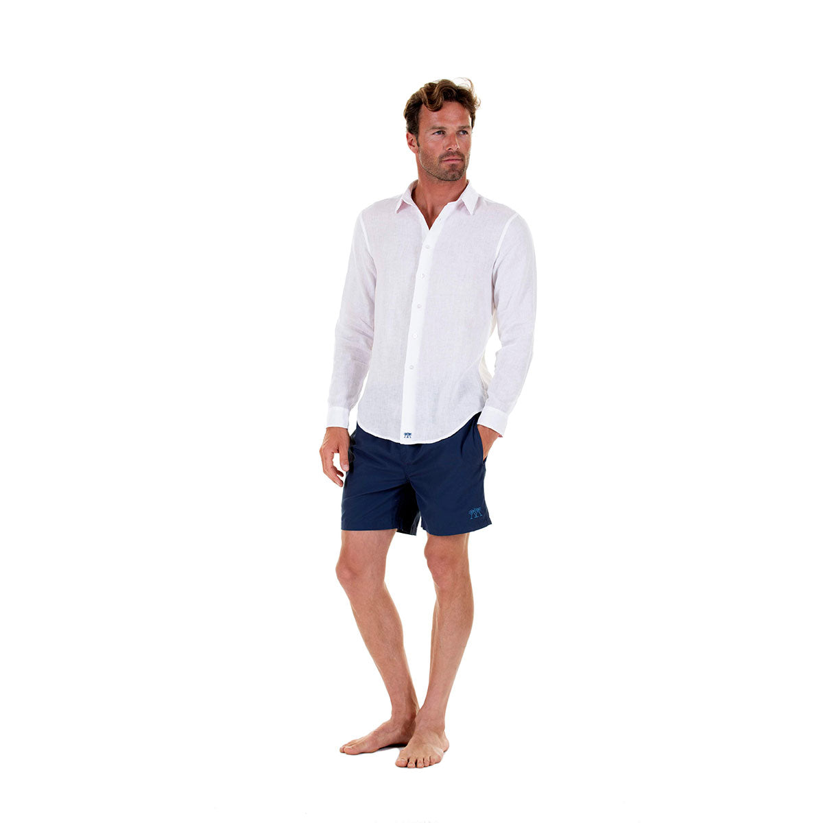 mens swim shirt and shorts