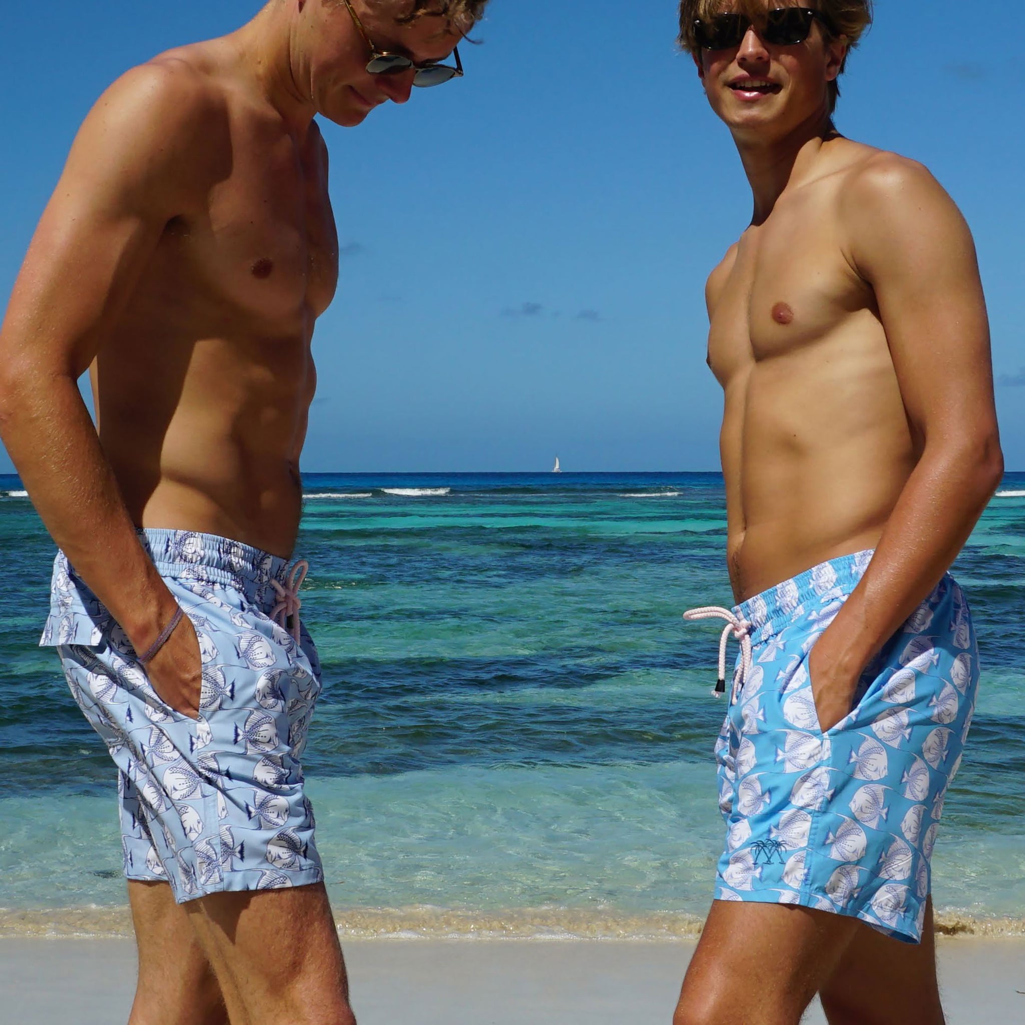 stylish mens swim trunks