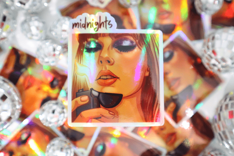 Taylor Swift Midnights Records Sticker – Enchanted on Main