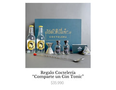 Regalo Coctelería “Comparte un Gin Tonic” Mercado Wibai