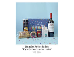 Regalo Felicidades: "Celebremos con tinto" Mercado Wibai