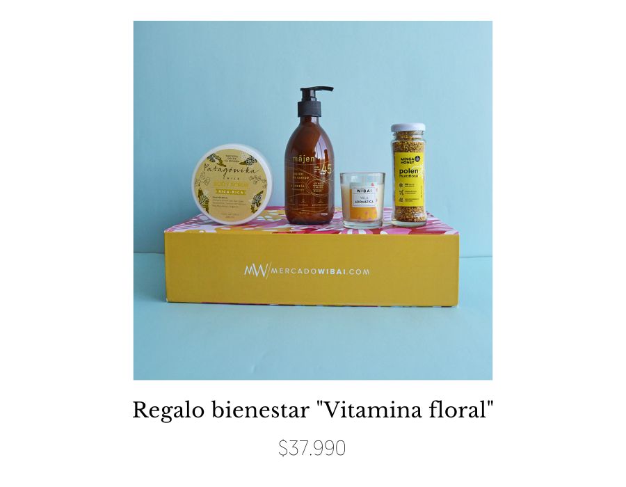 Mercado Wibai Los mejores regalos para mujeres emprendedoras Regalo bienestar "Vitamina floral"