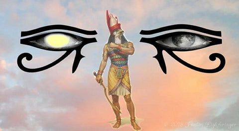Horus yeux lune et soleil