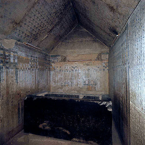 Chambre funéraire pharaon Ounas