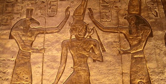 Seth et Horus et pharaon