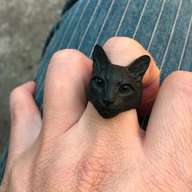 Bague Chat Egypte Antique Shop