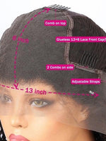 Kie Rashon Collecton Diamond Auto-Cap Deep Wave 13X6 Glueless Lace Front Wig [DS03] - myqualityhair