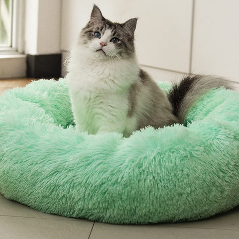 faux fur washable Cat bed