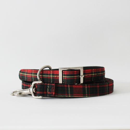 Tartan dog collar & Leash Set