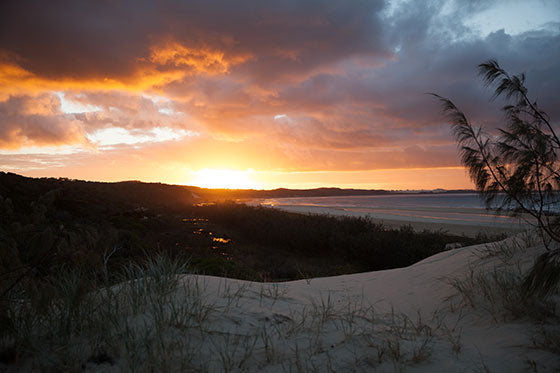 Fraser Island Beach Sunset