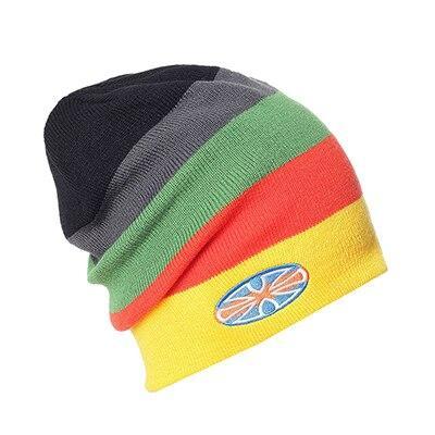 Five Color Stripe Cotton Woven Skull Cap (3 Available Color)