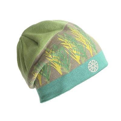 Leaf Pattern Cotton Woven Fitted Cap (4 Available Color)