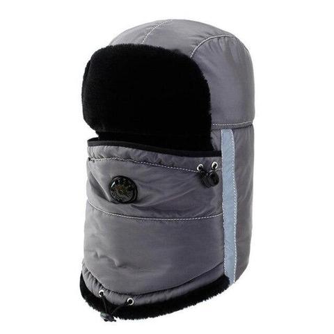 Cotton Fur Adjustable Face Mask Full Gear Hat 