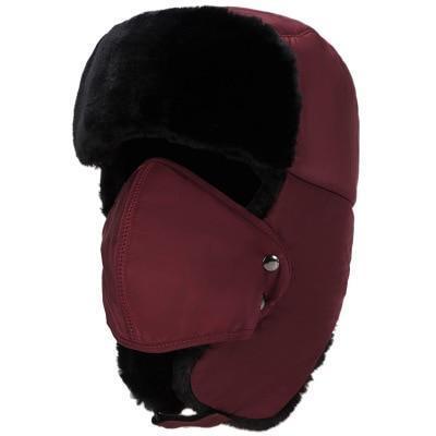 Full Protection Wool Fur Winter Hat 