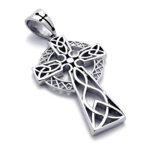 316L Stainless Fashion Celtic Cross Necklace