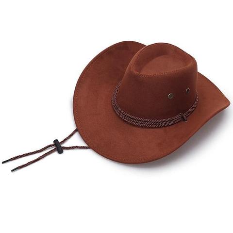 Pinched Front Colored Cotton Adjustable Rope Cowgirl Hat (5 Colors Available)