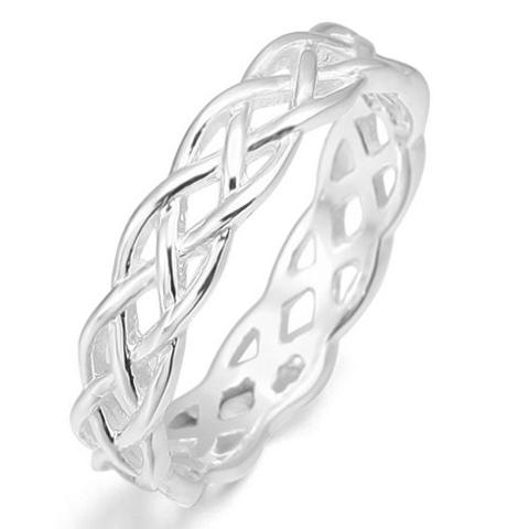 925 Sterling Silver Celtic Knot Thumb Ring