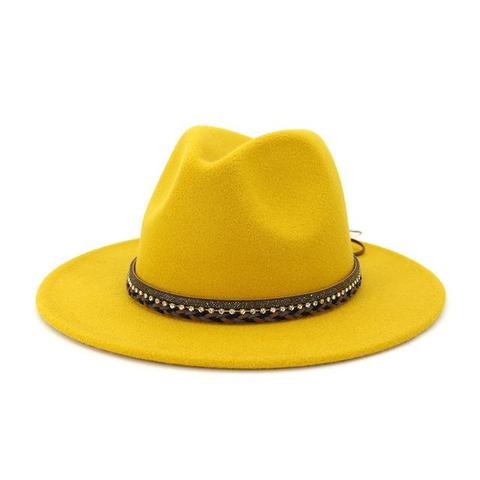 Colored Acrylic Zirconia Laced Belt Cowgirl Hat (8 Available Colors)