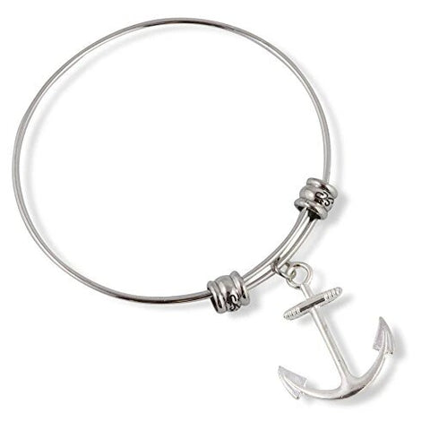 Stainless Large Boat Anchor Bangle