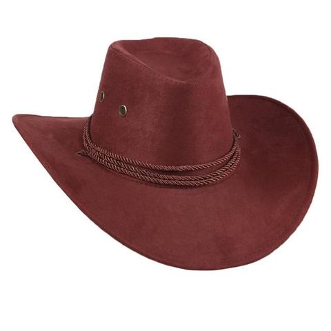 Pinched Front Solid Color Suede Cowgirl Hat (4 Available Colors)