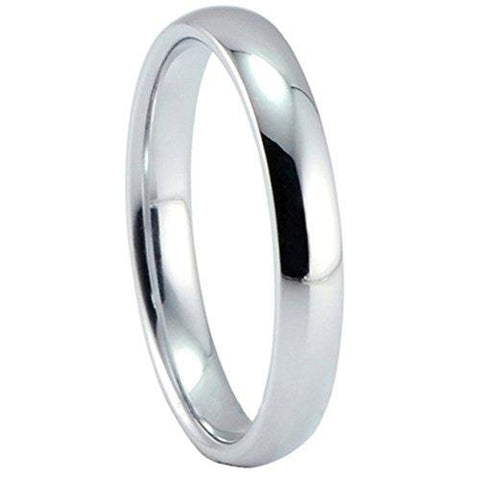 3mm Silver Tungsten ring Thumb Ring 