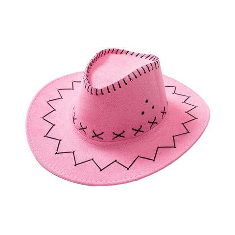 Stitched Up Solid Color Suede Cowgirl Hat (13 Available Colors + Kid Sizes)