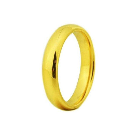 Unisex Plated Tungsten Carbide Wedding Ring