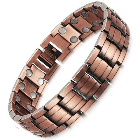 Dark Copper Magnetic Bracelet with Adjusting Tool