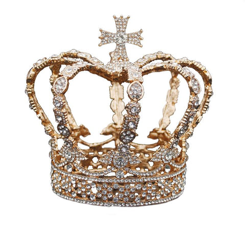 Gold and Crystal Crown