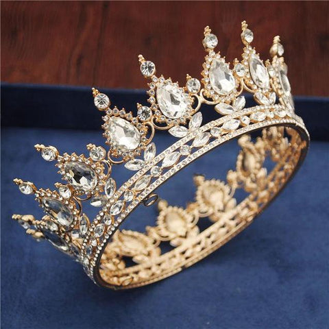 Gold or Silver Plated Floral Tulip Crown
