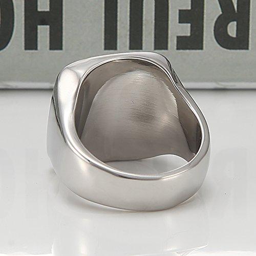 Men's 316l Stainless Steel Silver Vintage Kings Crown Ring - Innovato ...