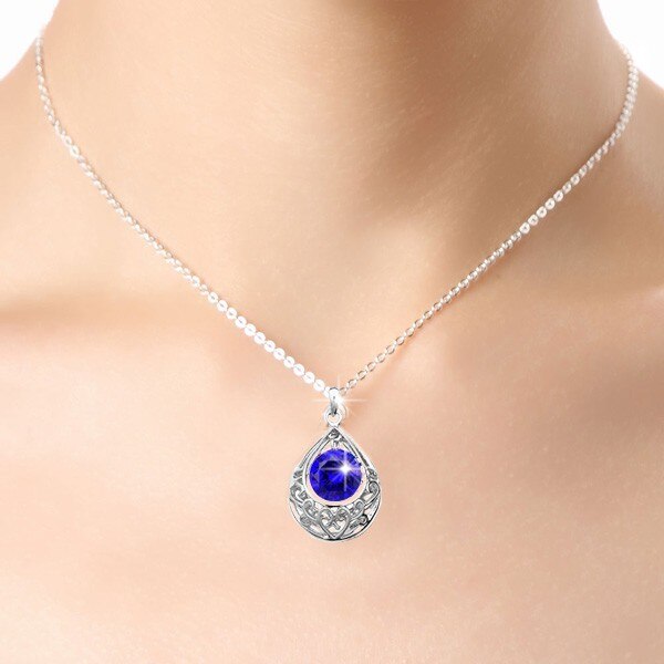 Water Drop Cubic Zirconia Necklace & Earrings Vintage Fashion Jewelry ...