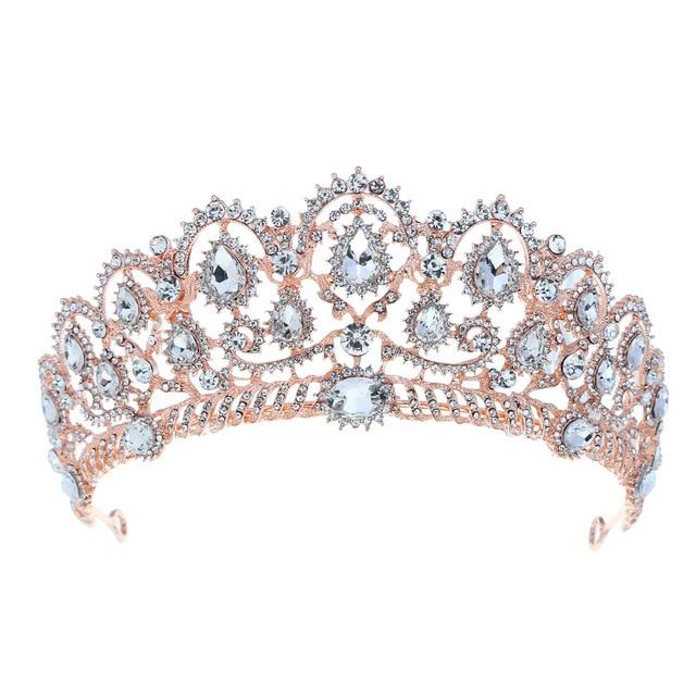 Luxury Vintage Queen & King Crown Hair Jewelry - Innovato Design