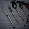 LEKOCH® Modern Series Black Cutlery Flatware Set Of 4 - lekochshop