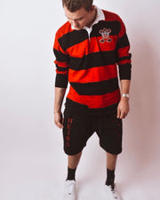 Love or Lust Rugby Polo (red/blk)